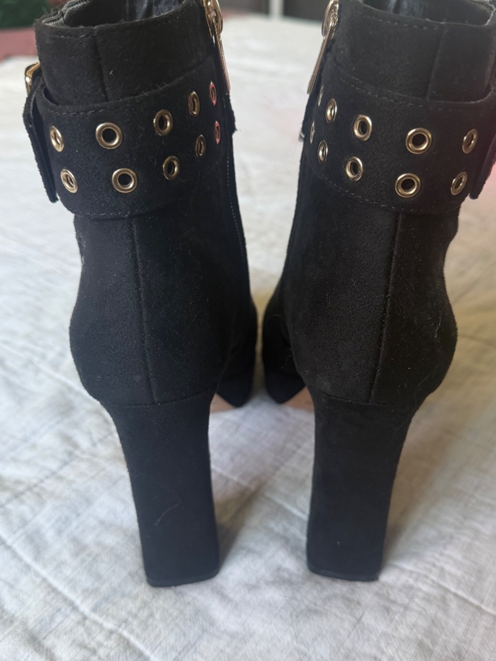 Black Jessica Simpson Ankle Boots - Picture 3 of 5